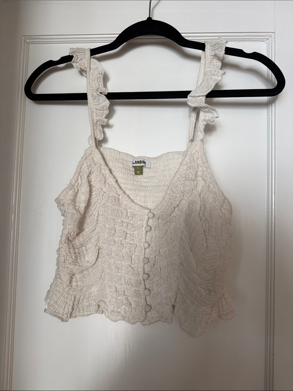 Anthropologie Button-Front Tank